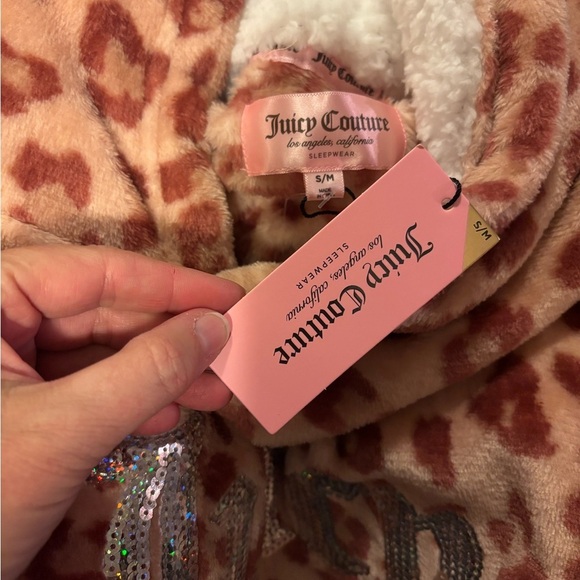 NWT Juicy Couture Hoodie Lounger sz S/M - Picture 4 of 5